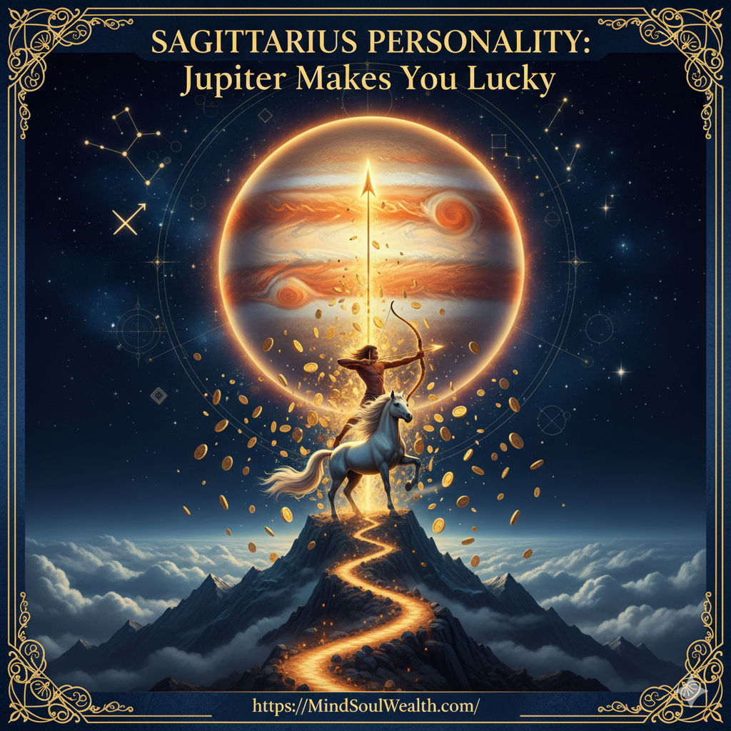 Sagittarius personality: Jupiter Makes You Lucky