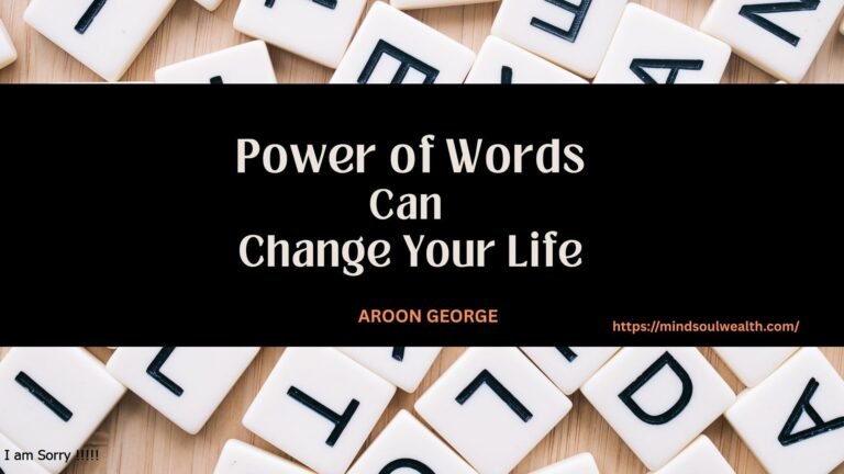 Power of Words Can Change Your Life